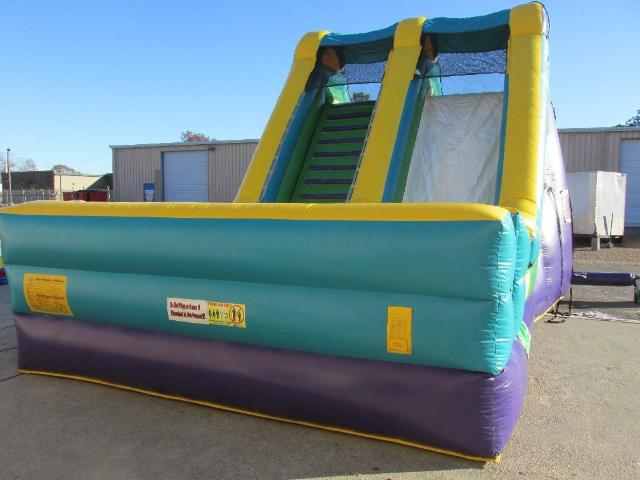 woodlands inflatable slide