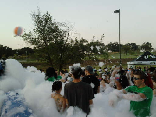 college foam party