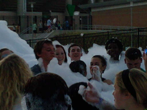 college foam party