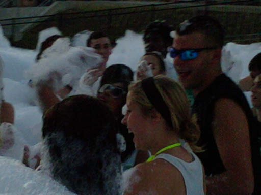 night club foam party