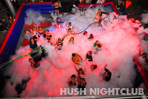 college foam party