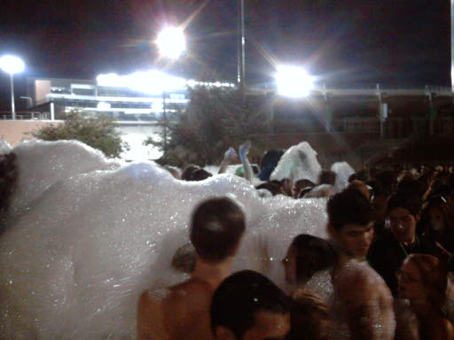 college foam party