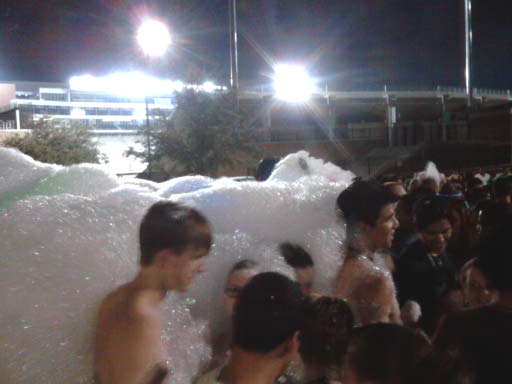 night club foam party