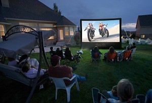 outdoor inflatable screen