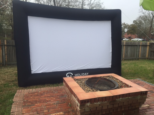 rear projection outdoor screen